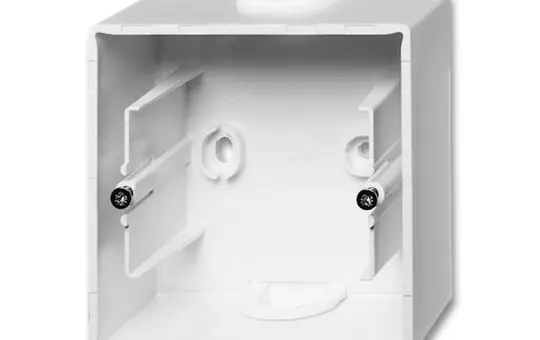 BUSCH-JAEGER 1701-84 Aufputzgehäuse Future Linear 1-fach | studioweiß