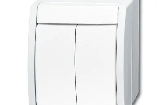 BUSCH-JAEGER 2601/5W-54 Wippschalter Ocean Serienschalter | alpinweiß