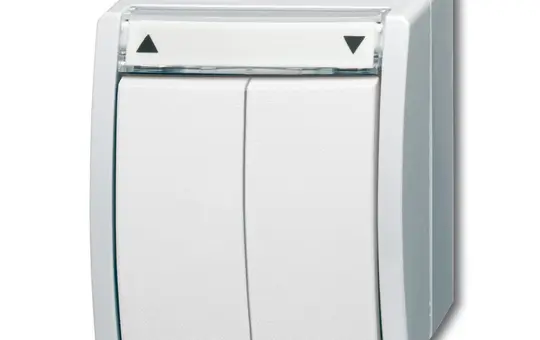 BUSCH-JAEGER 2601/4W-54 Jalousieschalter Ocean 2-fach | alpinweiß