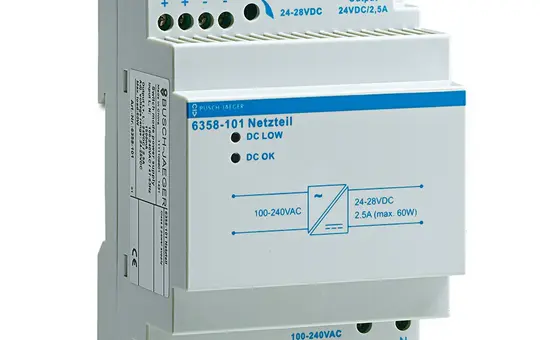 BUSCH-JAEGER 6358-101 Netzteil 24 V REG 60 W