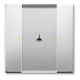 BUSCH-JAEGER 6125/02-866 KNX-Tastsensor-Bedienelement 1-fach | edelstahl