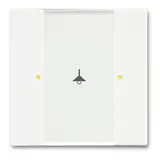 BUSCH-JAEGER 6125/02-884 KNX-Tastsensor-Bedienelement 1-fach | studioweiß matt