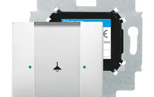 BUSCH-JAEGER 6125/01-866 KNX-Tastsensor 1-fach | edelstahl