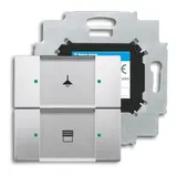 BUSCH-JAEGER 6126/01-866 KNX-Tastsensor 2-fach | edelstahl