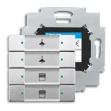 BUSCH-JAEGER 6127/01-866 KNX-Tastsensor 4-fach | edelstahl