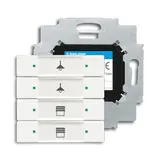 BUSCH-JAEGER 6127/01-884 KNX-Tastsensor 4-fach | studioweiß matt
