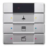 BUSCH-JAEGER 6129/01-866 KNX-Tastsensor IR edelstahl