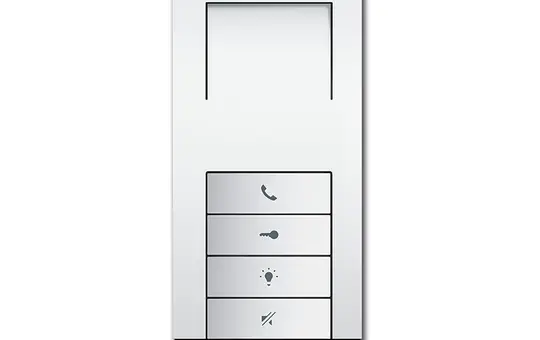 BUSCH-JAEGER 83210AP-683 Innenstation Audio Welcome Freisprechen | alusilber