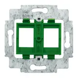 BUSCH-JAEGER 1810 Modular-Jack-Tragring 2-fach | grün