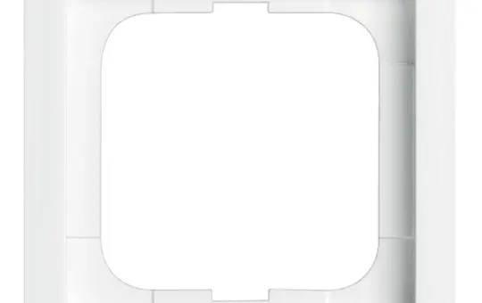 BUSCH-JAEGER 1721-184NSK beschr. Abdeckrahmen Future Linear 1-fach, Schriftfeld | studioweiß