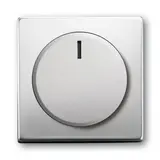 BUSCH-JAEGER 6540-866-102 Drehdimmerabdeckung Future beleuchtet | edelstahl