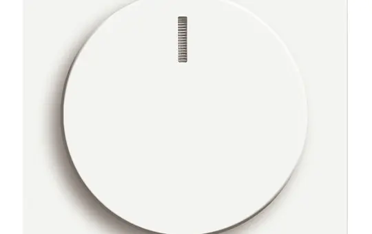 BUSCH-JAEGER 6540-884-102 Drehdimmerabdeckung Future beleuchtet | studioweiß matt