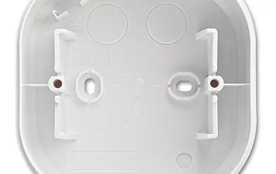 BUSCH-JAEGER 6883-24 Aufputzgehäuse für PM Standard | studioweiß matt