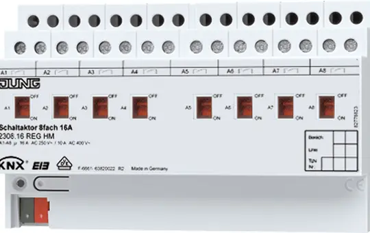 JUNG 2308.16REGHM KNX-Schaltaktor 8-fach