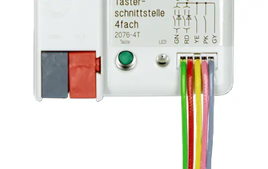 JUNG 2076-4T KNX-Tasterschnittstelle 4-fach