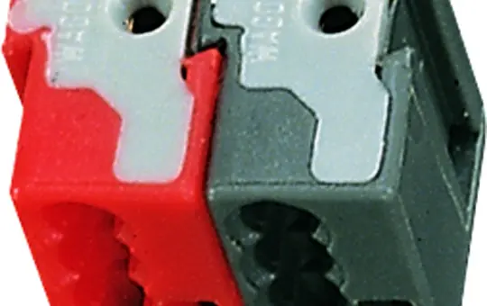 JUNG 2050RTSW KNX-Busklemme schwarz/rot