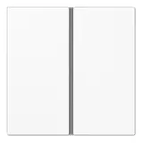 JUNG LS402TSAWW Tastensatz F40 Serie LS 2-fach | alpinweiß