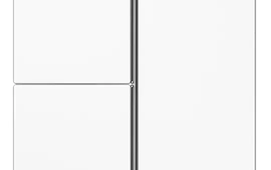 JUNG LS403TSAWW Tastensatz F40 Serie LS 3-fach | alpinweiß