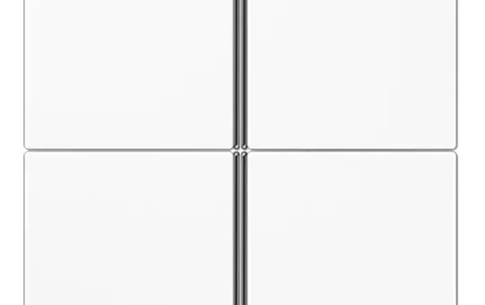 JUNG LS404TSAWW Tastensatz F40 Serie LS 4-fach | alpinweiß