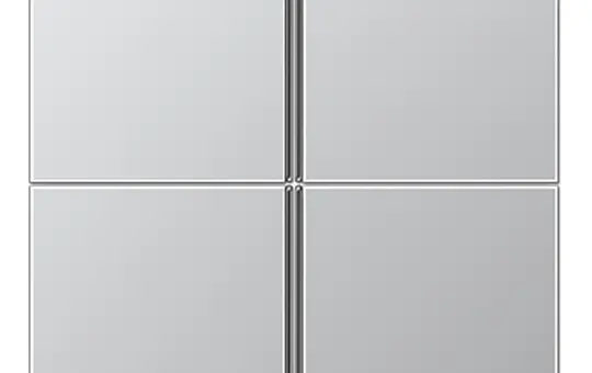 JUNG AL2404TSA Tastensatz F40 Serie LS 4-fach | aluminium