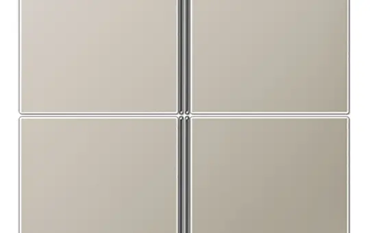 JUNG ES2404TSA Tastensatz F40 Serie LS 4-fach | edelstahl