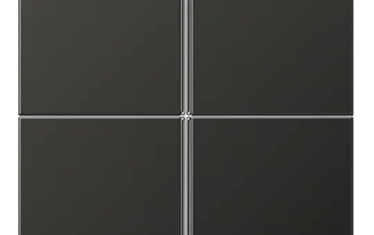 JUNG AL2404TSAAN Tastensatz F40 Serie LS 4-fach | anthrazit