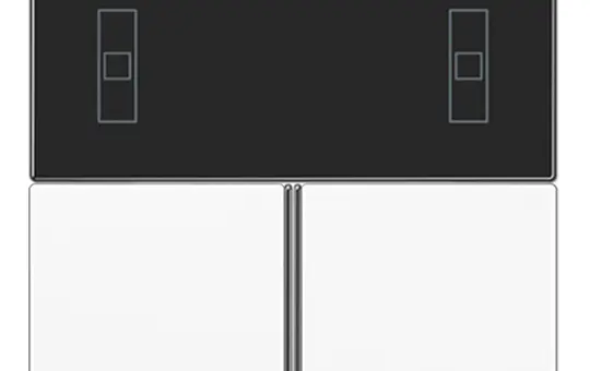 JUNG LS4093TSAWW Tastensatz F40 Serie LS für Kompakt-Raumcontroller | alpinweiß