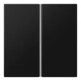 JUNG LS402TSASWM Tastensatz F40 Serie LS 2-fach | graphitschwarz matt