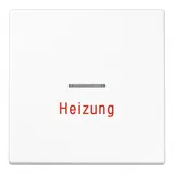 JUNG LS990HWW beschr. Kontrollwippe Serie LS 1-fach, Heizung | alpinweiß