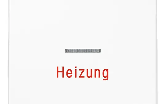 JUNG LS990HWW beschr. Kontrollwippe Serie LS 1-fach, Heizung | alpinweiß