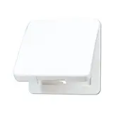 JUNG CD590BFKLWW Klappdeckel Serie CD Thermoplast | alpinweiß