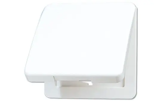 JUNG CD590BFKLWW Klappdeckel Serie CD Thermoplast | alpinweiß