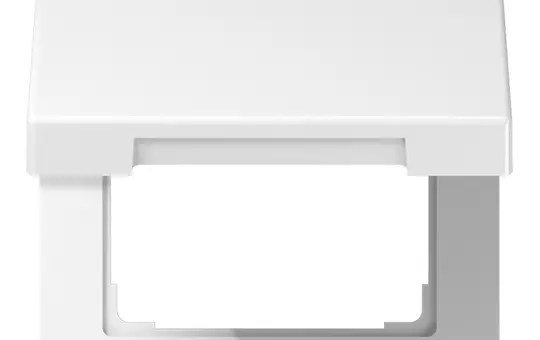 JUNG LS990BFKLWW Klappdeckel Serie LS Thermoplast | alpinweiß