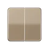 JUNG CD595GB Wippe Serie CD 2-fach | gold-bronze