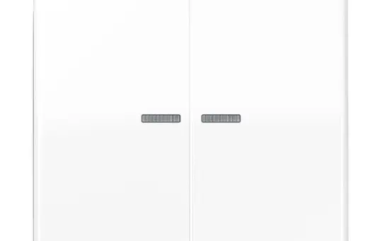 JUNG CD595KO5WW Kontrollwippe Serie CD 2-fach | alpinweiß