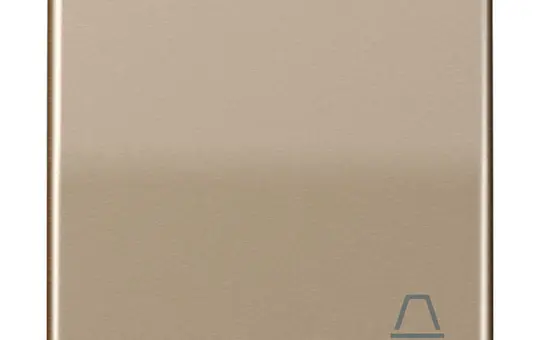 JUNG CD590KGB beschr. Wippe Serie CD 1-fach, Glocke | gold-bronze