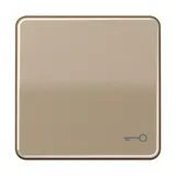 JUNG CD590TGB beschr. Wippe Serie CD 1-fach, Schlüssel | gold-bronze