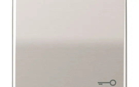 JUNG CD590TPT beschr. Wippe Serie CD 1-fach, Schlüssel | platin