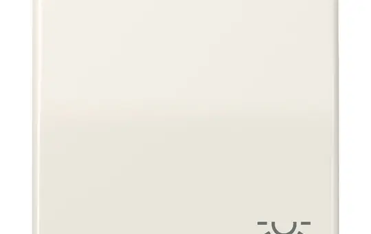 JUNG CD590BFL beschr. Wippe Serie CD 1-fach, Licht, Thermoplast | weiß