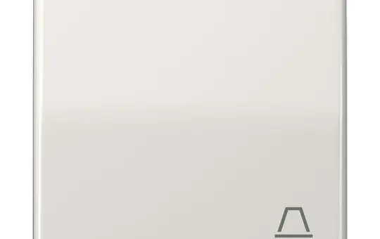 JUNG CD590KLG beschr. Wippe Serie CD 1-fach, Glocke | lichtgrau