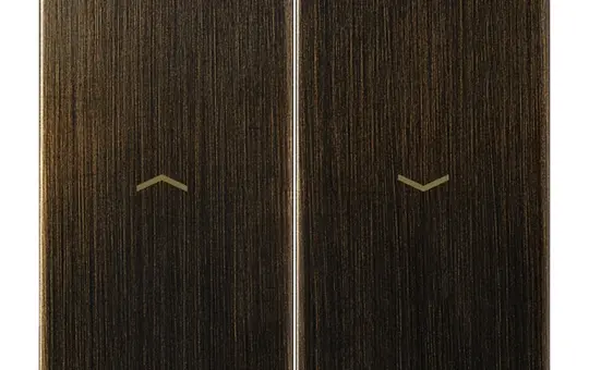 JUNG ME2995PAT Jalousiewippe Serie LS 2-fach | messing antik