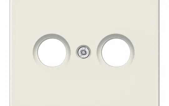 JUNG LS990TV Antennenabdeckung Serie LS 2-fach | weiß