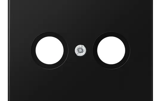 JUNG LS990TVSWM Antennenabdeckung Serie LS 2-fach | graphitschwarz matt