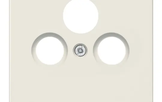 JUNG LS990SAT Antennenabdeckung Serie LS 3-fach | weiß