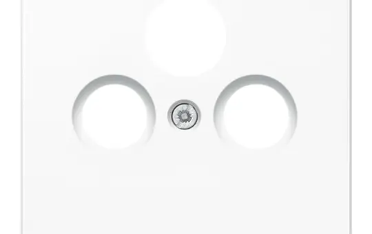 JUNG LS990SATWW Antennenabdeckung Serie LS 3-fach | alpinweiß