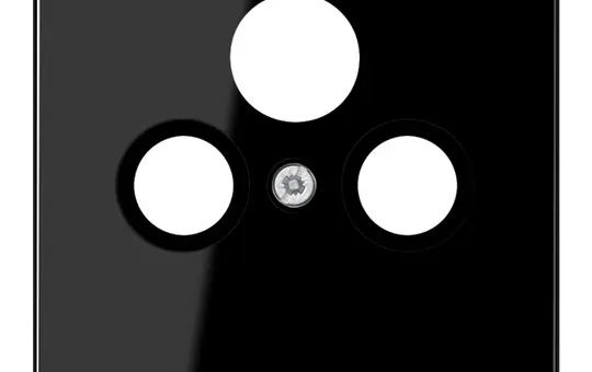 JUNG LS990SATSW Antennenabdeckung Serie LS 3-fach | schwarz