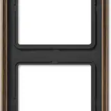 JUNG ME2982AT Abdeckrahmen LS 990 2-fach | messing antik