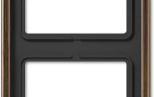 JUNG ME2982AT Abdeckrahmen LS 990 2-fach | messing antik