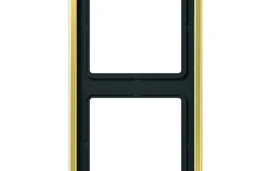 JUNG ME2982C Abdeckrahmen LS 990 2-fach | messing classic