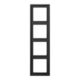JUNG AL2984D Abdeckrahmen LS 990 4-fach | dark
